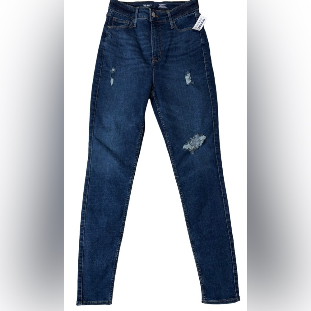 NWT OLD NAVY EXTRA HIGH-RISE ROCKSTAR SUPER SKINNY JEANS
